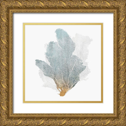Delicate Coral II  Gold Ornate Wood Framed Art Print with Double Matting by Isabelle Z