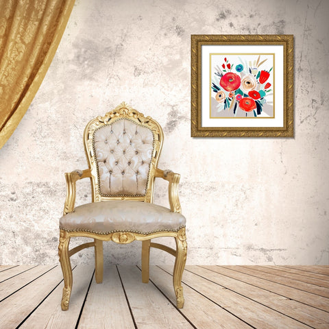Sweet Caroline II  Gold Ornate Wood Framed Art Print with Double Matting by Isabelle Z