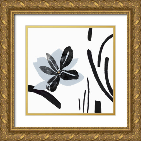 Interflora II  Gold Ornate Wood Framed Art Print with Double Matting by Isabelle Z