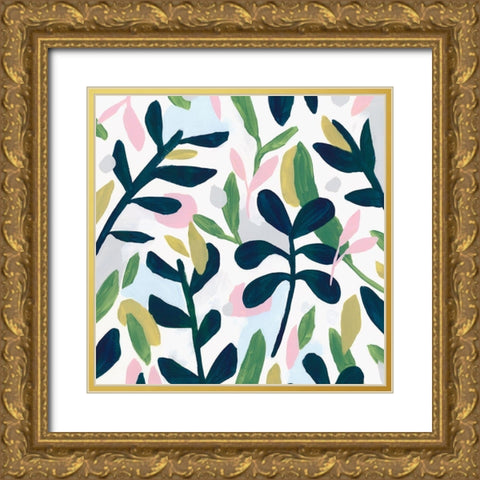 Into the Forest I  Gold Ornate Wood Framed Art Print with Double Matting by Isabelle Z