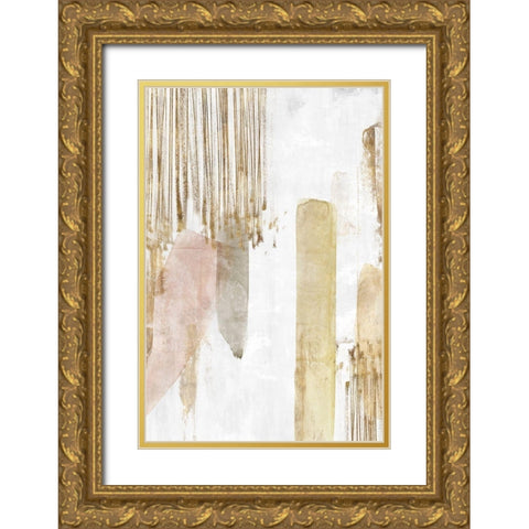 Band of Gold I  Gold Ornate Wood Framed Art Print with Double Matting by Isabelle Z