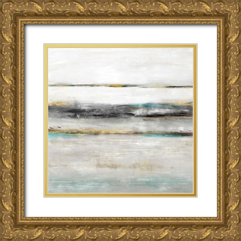Waters Edge II  Gold Ornate Wood Framed Art Print with Double Matting by Isabelle Z
