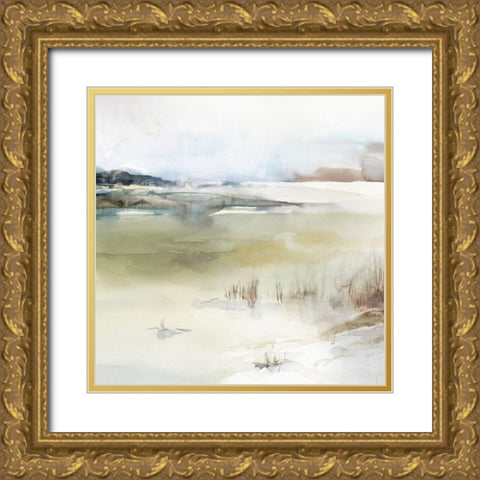 Epilogue I  Gold Ornate Wood Framed Art Print with Double Matting by Isabelle Z