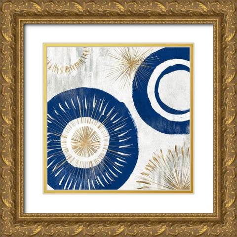 Circumference I  Gold Ornate Wood Framed Art Print with Double Matting by Isabelle Z