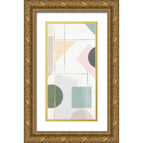 Unity I  Gold Ornate Wood Framed Art Print with Double Matting by Isabelle Z