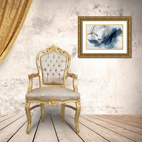 Detour   Gold Ornate Wood Framed Art Print with Double Matting by Isabelle Z