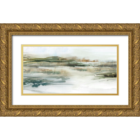 Only for a Moment Gold Ornate Wood Framed Art Print with Double Matting by Isabelle Z