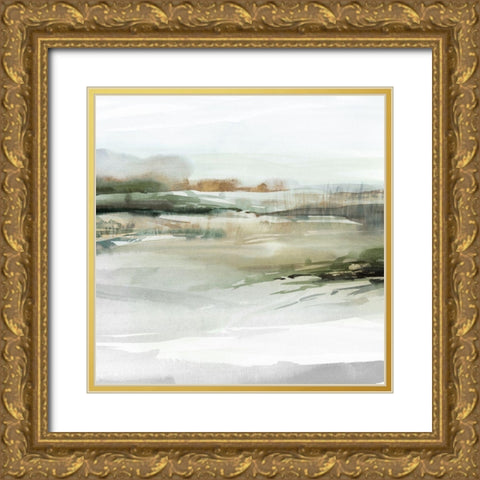 Prologue II  Gold Ornate Wood Framed Art Print with Double Matting by Isabelle Z