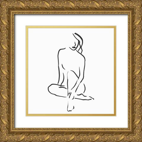 Facade I  Gold Ornate Wood Framed Art Print with Double Matting by Isabelle Z