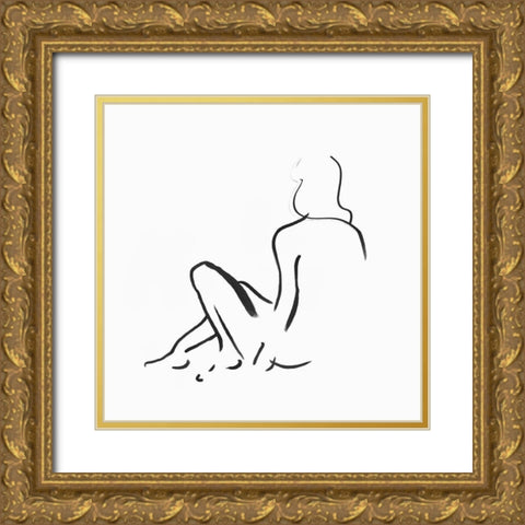 Facade II  Gold Ornate Wood Framed Art Print with Double Matting by Isabelle Z