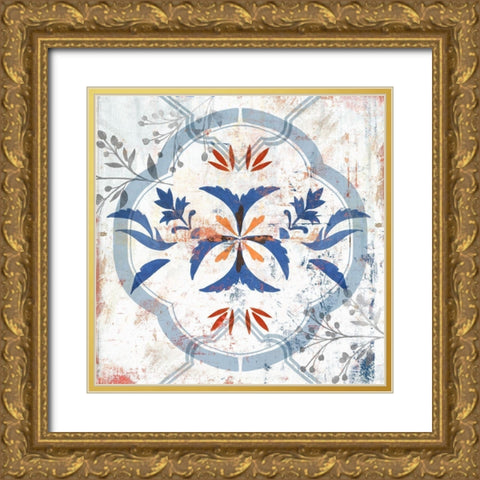 Echos II  Gold Ornate Wood Framed Art Print with Double Matting by Isabelle Z