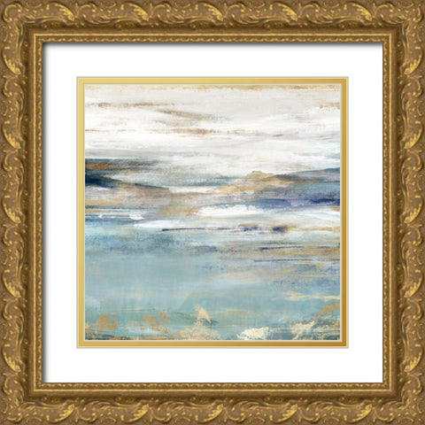 Upon a Clear II  Gold Ornate Wood Framed Art Print with Double Matting by Isabelle Z