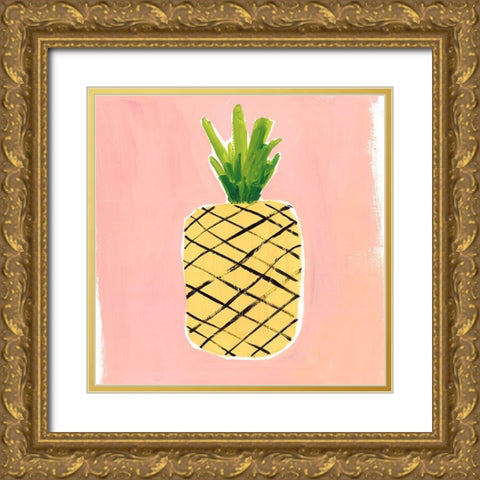 Pina  Gold Ornate Wood Framed Art Print with Double Matting by Isabelle Z