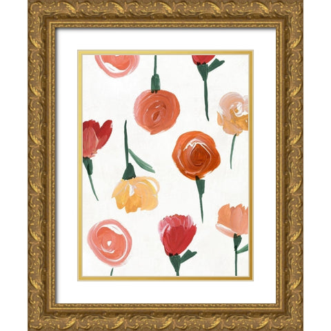 Elliot I  Gold Ornate Wood Framed Art Print with Double Matting by Isabelle Z