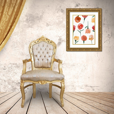 Elliot II  Gold Ornate Wood Framed Art Print with Double Matting by Isabelle Z
