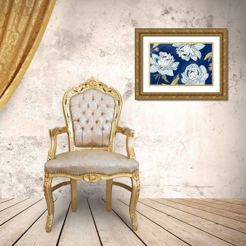 Courtesy II  Gold Ornate Wood Framed Art Print with Double Matting by Isabelle Z