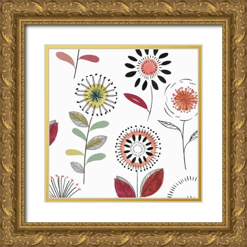 Afterward  Gold Ornate Wood Framed Art Print with Double Matting by Isabelle Z