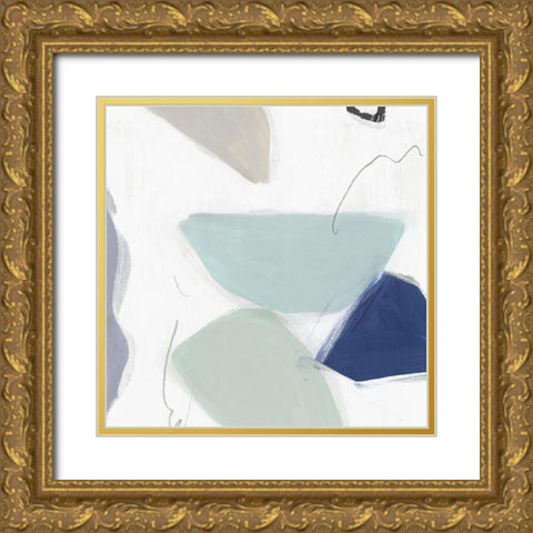 August Eve I  Gold Ornate Wood Framed Art Print with Double Matting by Isabelle Z