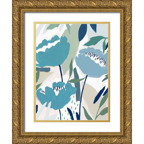 Song of the Wind II   Gold Ornate Wood Framed Art Print with Double Matting by Isabelle Z