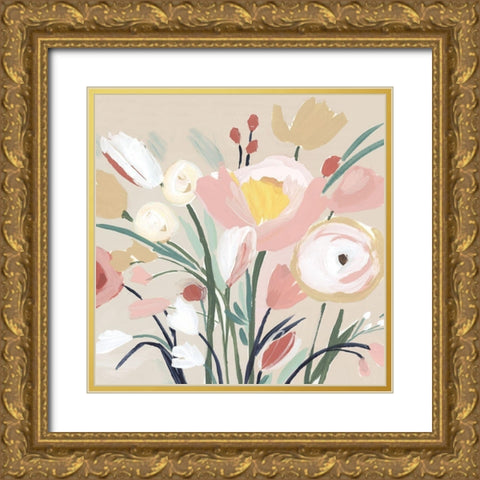 Josephine  Gold Ornate Wood Framed Art Print with Double Matting by Isabelle Z