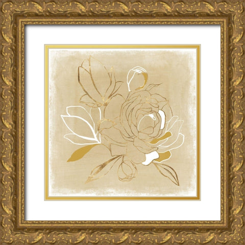 Camilla I  Gold Ornate Wood Framed Art Print with Double Matting by Isabelle Z