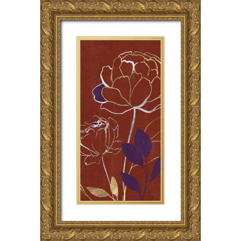 Lupin II   Gold Ornate Wood Framed Art Print with Double Matting by Isabelle Z