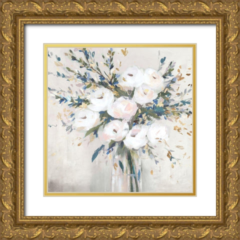 Ever Ours I Gold Ornate Wood Framed Art Print with Double Matting by Isabelle Z