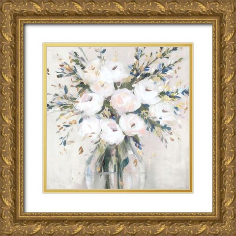 Ever Ours II   Gold Ornate Wood Framed Art Print with Double Matting by Isabelle Z