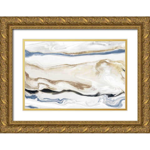 Synthesis I  Gold Ornate Wood Framed Art Print with Double Matting by Isabelle Z
