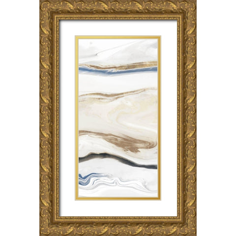 Synthesis III   Gold Ornate Wood Framed Art Print with Double Matting by Isabelle Z