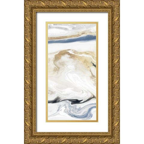 Synthesis IV Gold Ornate Wood Framed Art Print with Double Matting by Isabelle Z