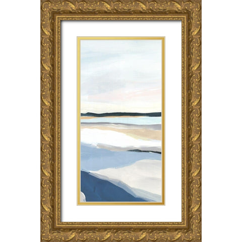 Seaside Day IV Gold Ornate Wood Framed Art Print with Double Matting by Isabelle Z