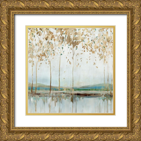River Breath II Gold Ornate Wood Framed Art Print with Double Matting by Isabelle Z