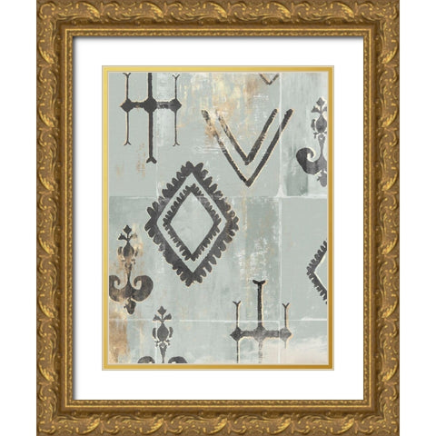 Gilded Ornate I Gold Ornate Wood Framed Art Print with Double Matting by Isabelle Z