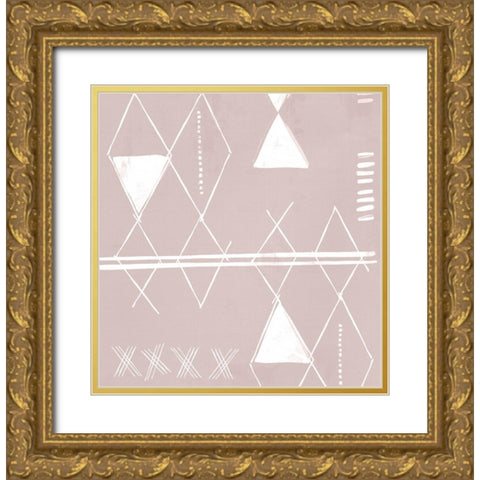African Travel I Gold Ornate Wood Framed Art Print with Double Matting by Isabelle Z