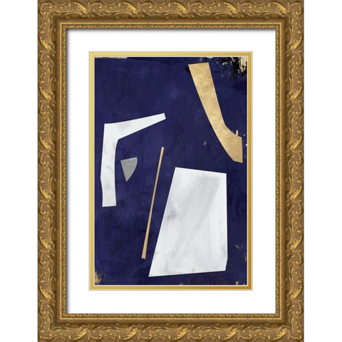 Night of Questions Gold Ornate Wood Framed Art Print with Double Matting by Isabelle Z
