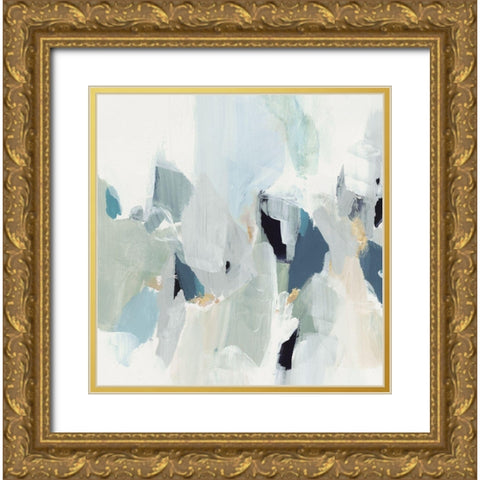 Little Talks III Gold Ornate Wood Framed Art Print with Double Matting by Isabelle Z