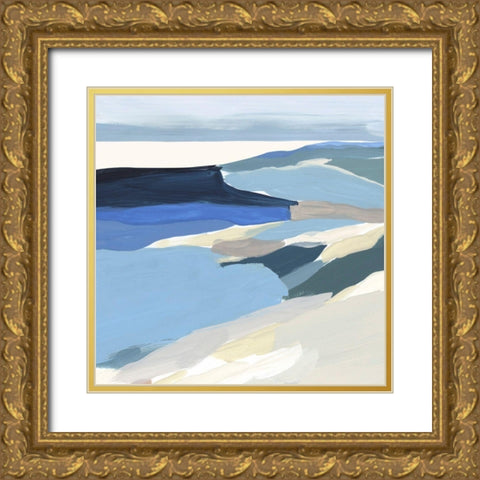 Graham Lake II Gold Ornate Wood Framed Art Print with Double Matting by Isabelle Z