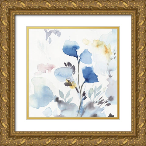 Grateful Minds I  Gold Ornate Wood Framed Art Print with Double Matting by Isabelle Z