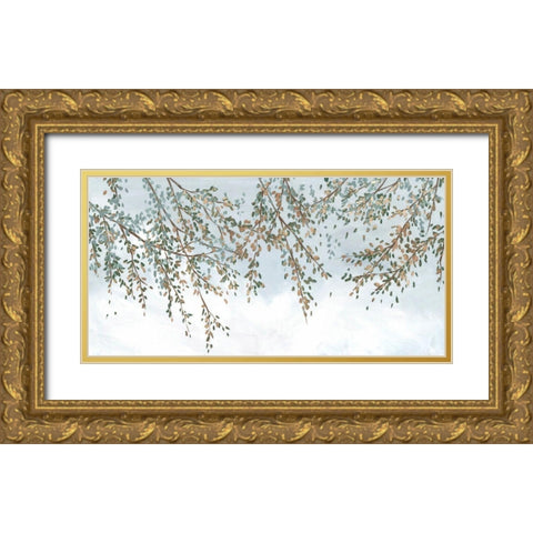 A New Day Gold Ornate Wood Framed Art Print with Double Matting by Isabelle Z