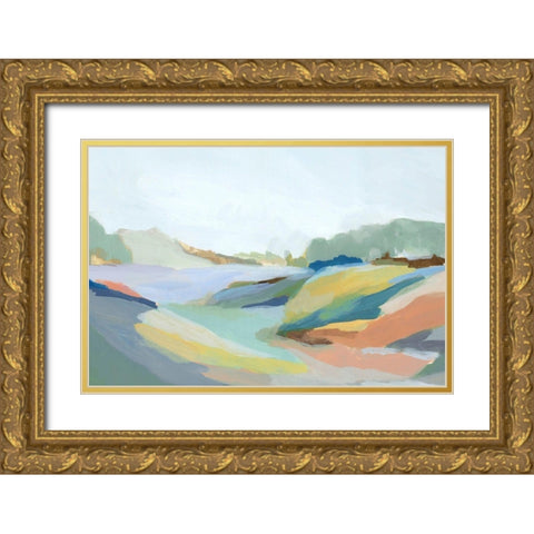 Return to Nature I  Gold Ornate Wood Framed Art Print with Double Matting by Isabelle Z