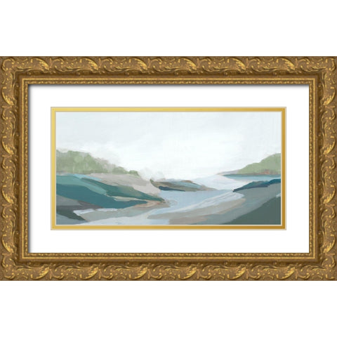 Return to Nature II Gold Ornate Wood Framed Art Print with Double Matting by Isabelle Z