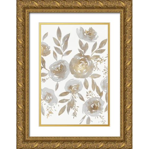 Harmonious II Gold Ornate Wood Framed Art Print with Double Matting by Isabelle Z