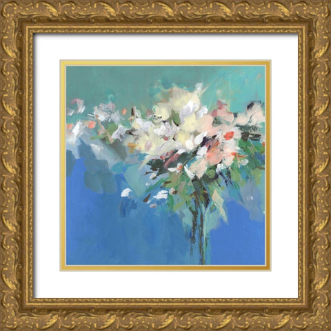Spring Power Gold Ornate Wood Framed Art Print with Double Matting by Isabelle Z