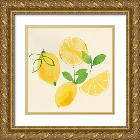 Juicy Fruits I Gold Ornate Wood Framed Art Print with Double Matting by Isabelle Z