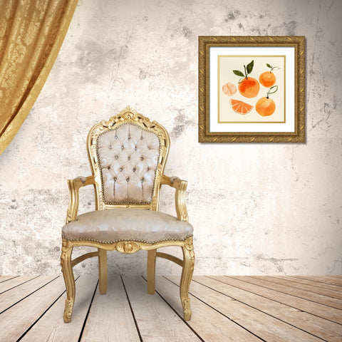 Juicy Fruits II Gold Ornate Wood Framed Art Print with Double Matting by Isabelle Z