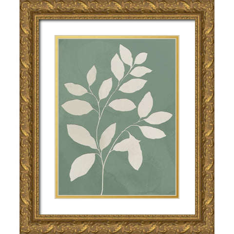 Perfect Simplicity I Gold Ornate Wood Framed Art Print with Double Matting by Isabelle Z