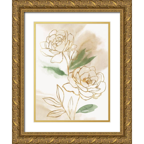 Freshly Picked II Gold Ornate Wood Framed Art Print with Double Matting by Isabelle Z