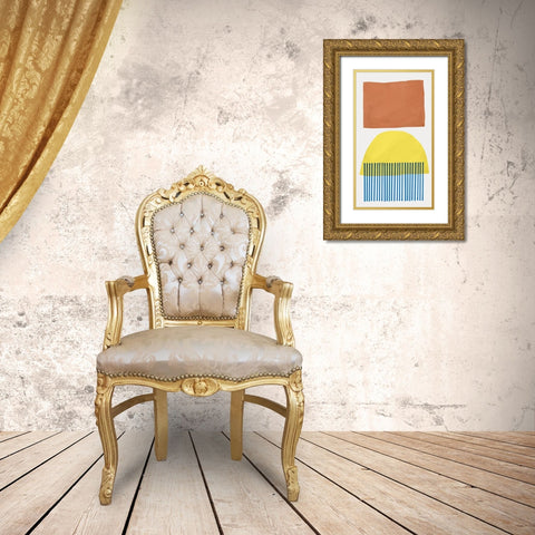 Mullholland Drive III Gold Ornate Wood Framed Art Print with Double Matting by Isabelle Z