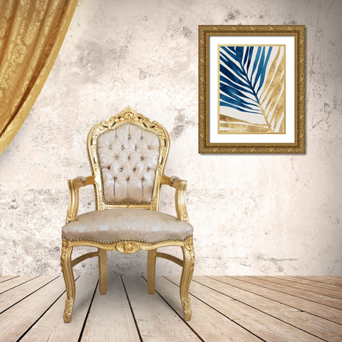 Sweet Palm I  Gold Ornate Wood Framed Art Print with Double Matting by Isabelle Z